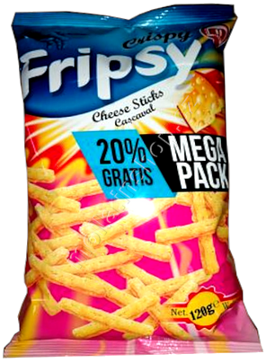 Fripsy Mega Sýr 120g/12ks