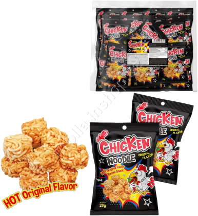 Noodle Snack Original Flavor 28g/30ks  černý  Chicken