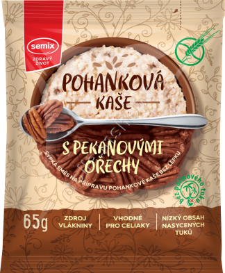 Chia kaše pohanka pekan bez lepku 65g/22ks
