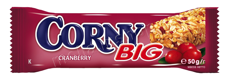 Corny BIG brusinka 50g/24ks, Cranberry