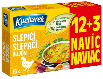 KUCH Slepičí bujón 120g+30g gratis/12ks