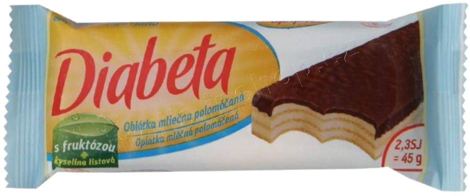 Dibeta  opl.mléčná 45g/24ks 