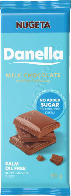 Danella Chocoland mléčná 85g/15ks čokoláda bez cukru BP Dianella
