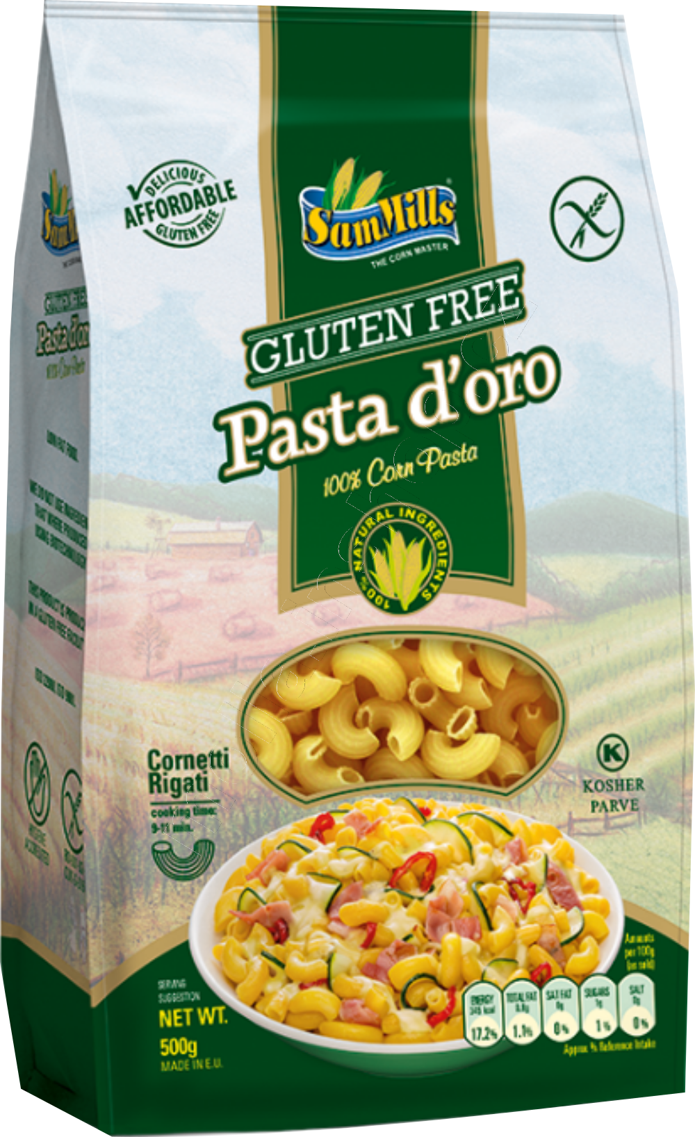 Těstoviny Kolena bezlepková 500g/12ks