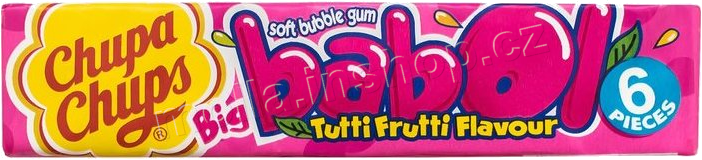 Ch.Ch. Big babol Tutti frutti 27,6g/20ks  žvýkačky Chupa Chups