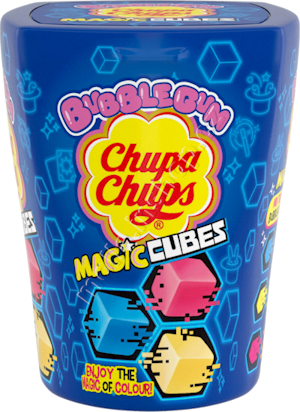 Ch.Ch. Magic Cubes 86g/10ks žvýkačky kostky Chupa Chups