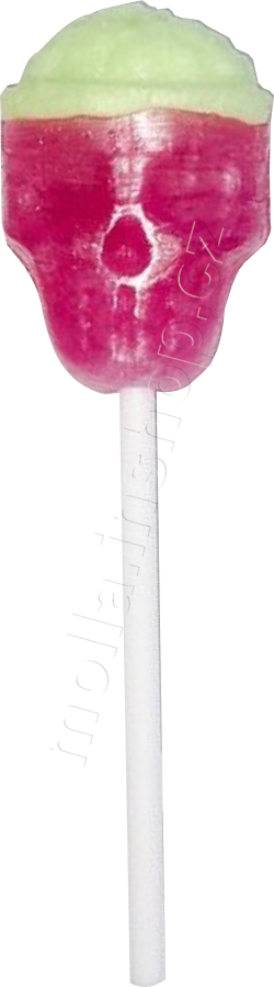 Ch.Ch. Skull lízátko 105g/12ks lebka 3D sáček Chupa Chups