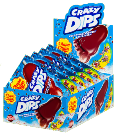 Ch.Ch. líz. Crazy dips COLA 14g/24ks Chupa Chups