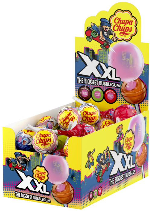 Ch.Ch. lízátko se žvýk.XXL  29g/25ks Chupa Chups