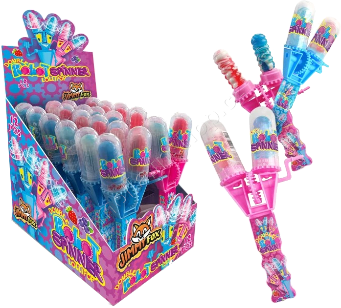 Lizatko Double točící 20g/12ks Robot Spinner Jimmy Fox