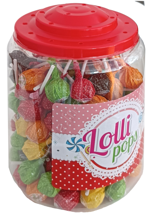 Lízátko Fruit 8g, Rainbow 8g/150ks   Lollipops