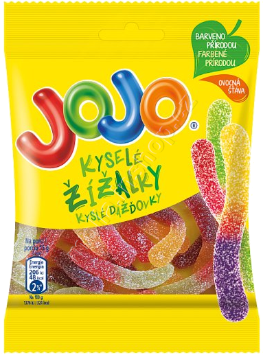 JoJo Žížalky kyselé 80g/28ks ORION