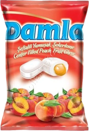 Damla karamely broskev 90g/24ks