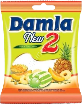 Damla karamely ananas 90g/24ks pinapple
