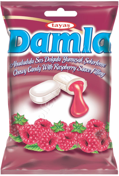 Damla karamely malina 90g/24ks