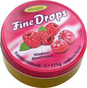 Drops malina 175g/10ks plech Woogie