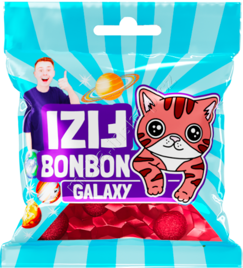 Fizi bonbon Galaxy 80g/18ks  