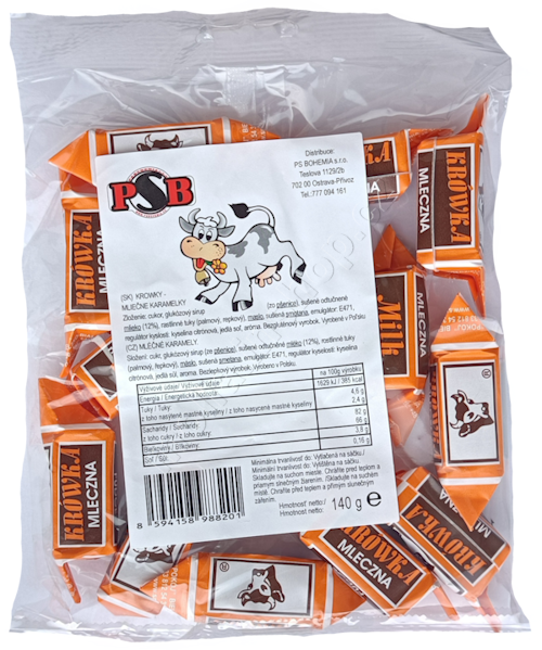 Krowka mléčná 140g/24ks