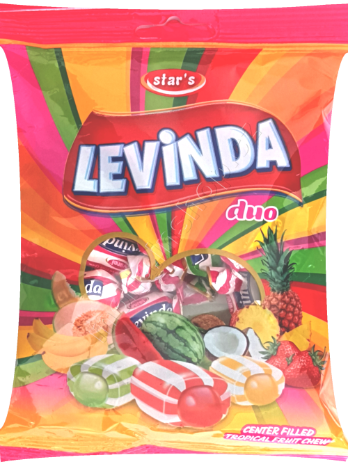Levinda DUO 90g/24ks karamely plněné