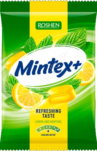 Mintex+ Citron a mentol 140g/15ks  Roshen