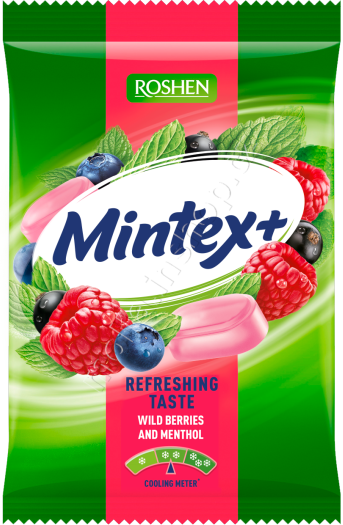 Mintex+ Lesní směs a mentol 140g/15ks  Roshen