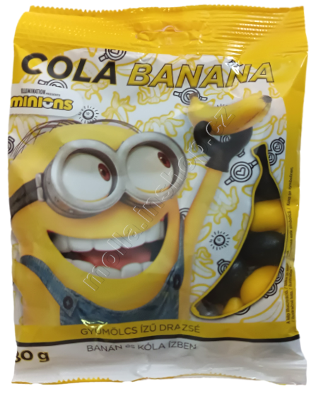 Mimoni Cola Banana 80g/30ks Bonbony 