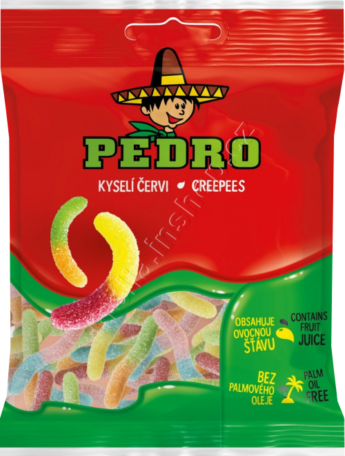 Pedro Kyselí červi želé 80g/20ks JG