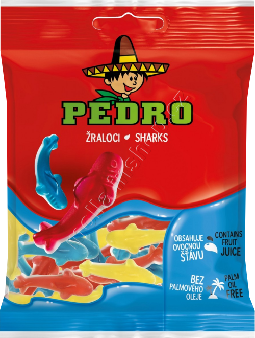 Pedro Žraloci želé 80g/20ks JG