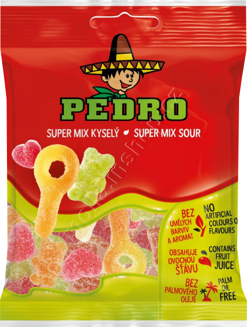 Pedro Kyselý Super MIX želé 80g/20ks JG