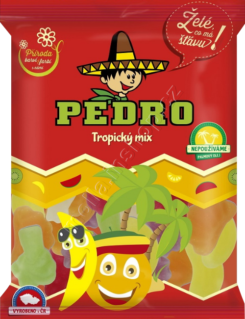 Pedro Tropický MIX želé 80g/20ks JG