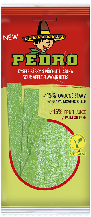 Pedro Pásky JABLKO sáček 80g/20ks JG