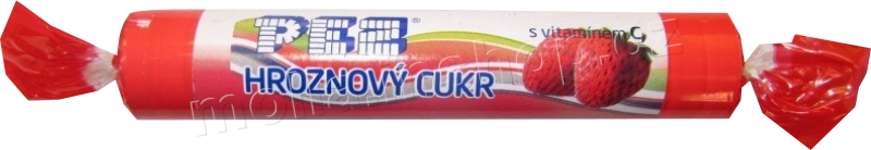 PEZ  hrozn.cukr rulička jahoda 39g/27ks