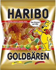 Medvídek zlatý 100g/30ks  Haribo