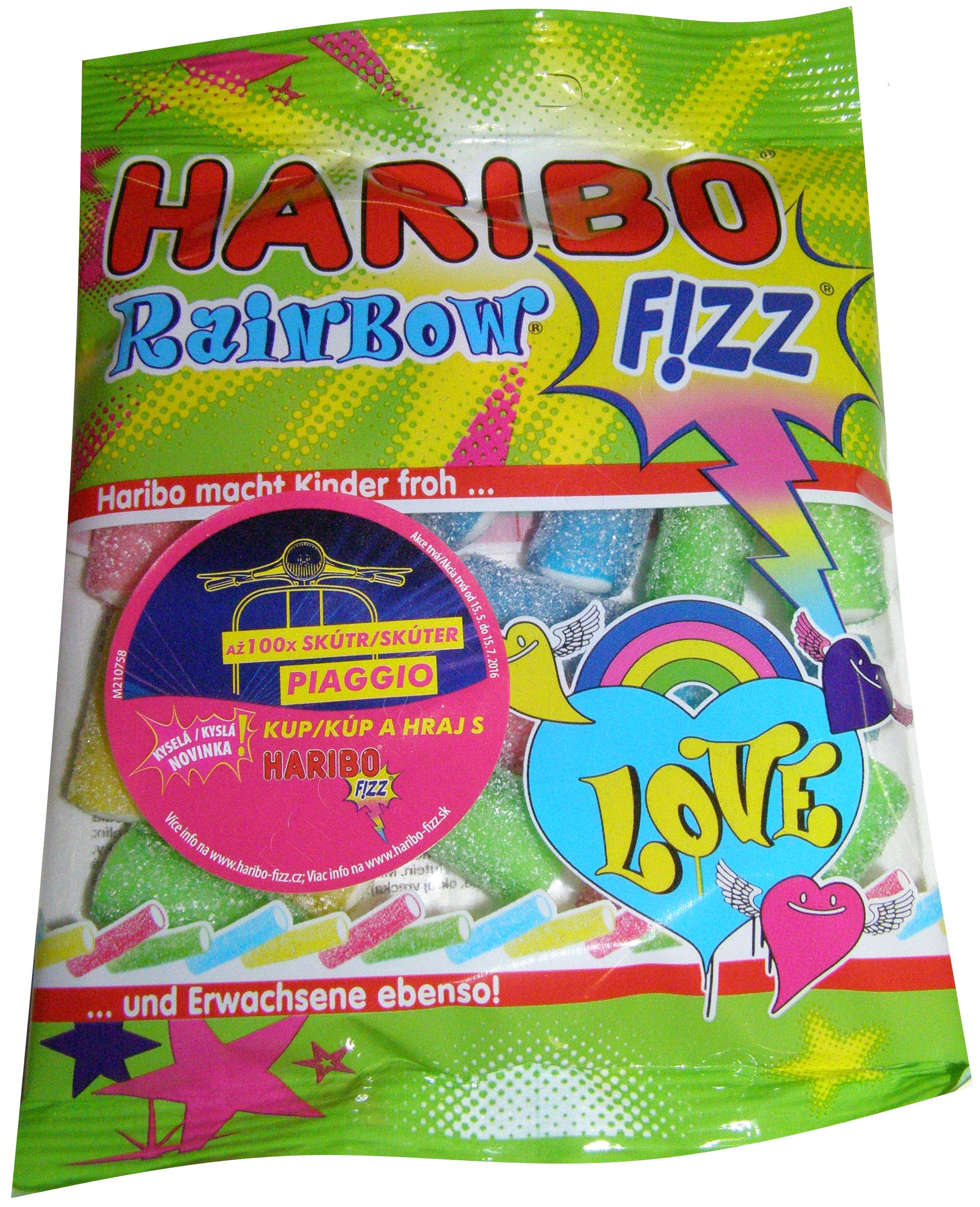 Rainbow Fizz  85g/30ks Haribo   