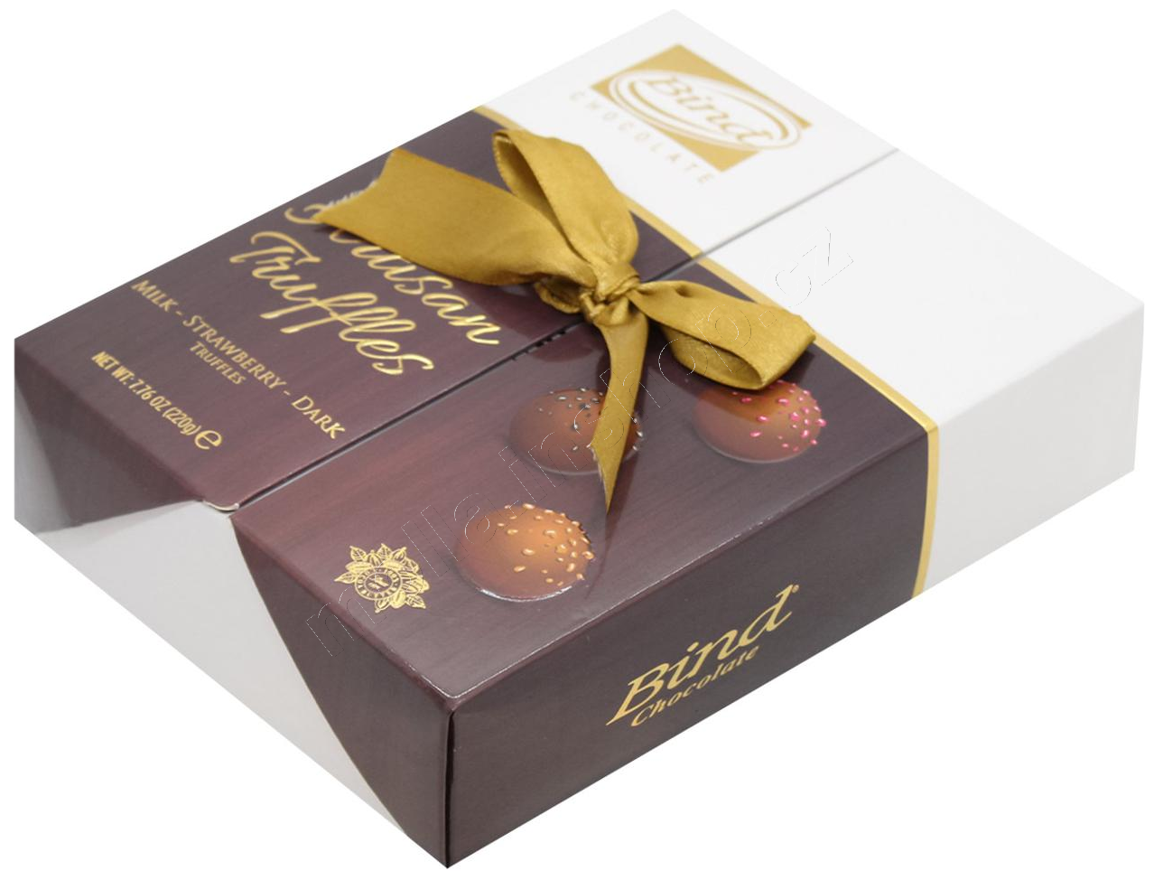 Bind Truffles Brown 220g/10ks podnos Chocolade