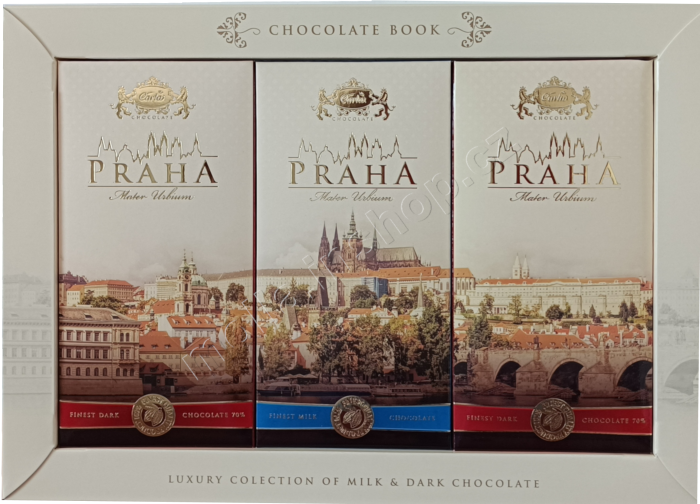Carla Kolekce čokolád Praha 240g/5ks 3xčokolády  80g