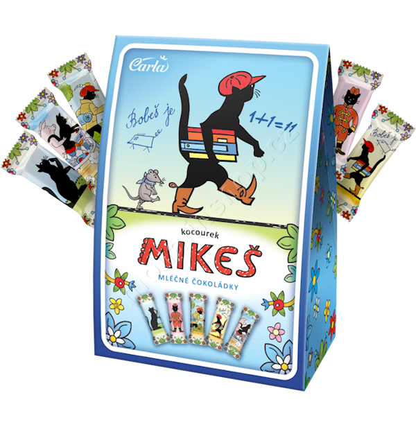 Carla MIKEŠ taštička 125g/10ks Neapolitánky 25x5g stříška