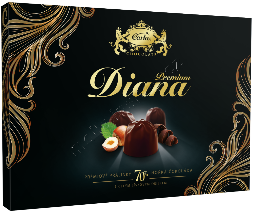 DIANA dezert - hořká 133g/10ks Carla