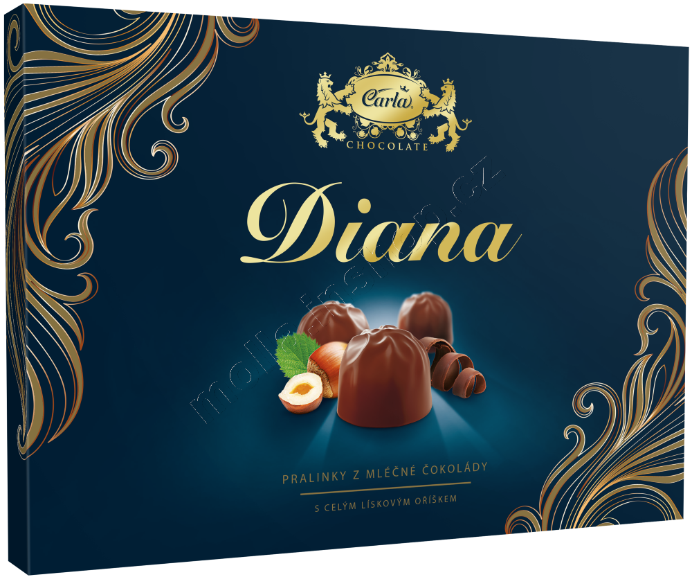 DIANA dezert - mléčná 133g/10ks Carla