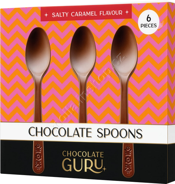 Guru Lžičky slaný karamel 54g/18ks čokoládové