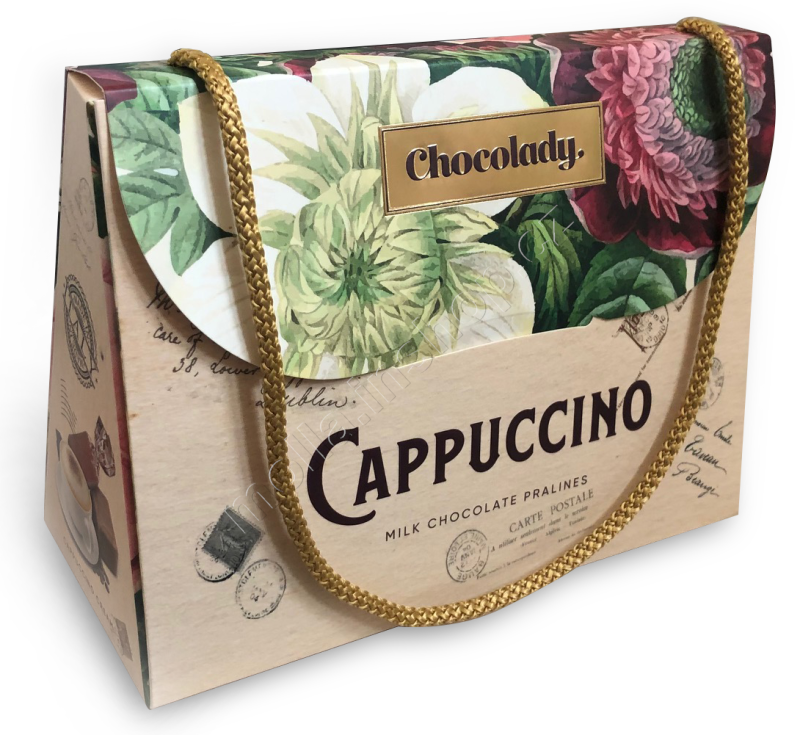 Chocolady Cappuccino 170g/12ks kabelka dezert