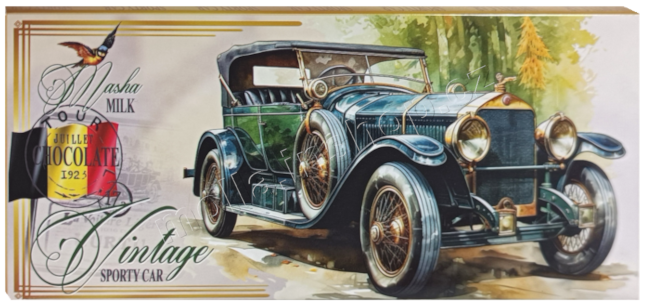 Masha Retro auta 100g/24ks čokoláda HČ+MČ