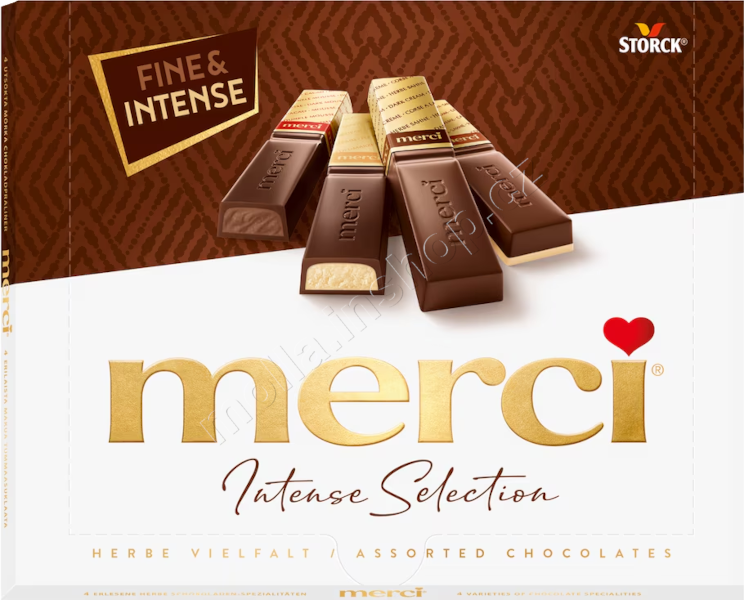 Merci dezert hořka 250g/10ks   hnědá