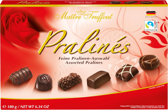 M.T. Pralinky červené 180g/8ks