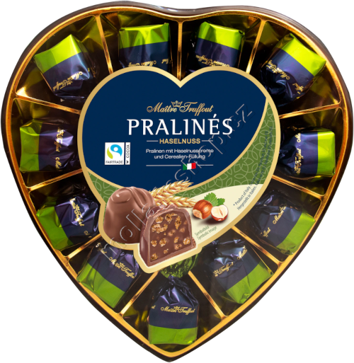 M.T. srdce ořech 165g/8ks dezert plast