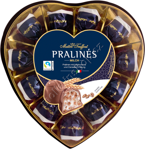 M.T. srdce mléko 165g/8ks dezert  plast