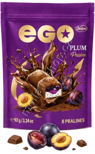 Vobro Ego Plum 92g/14ks Passion švestka sáček pralinky