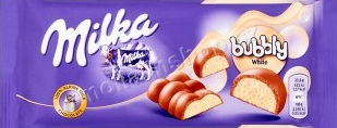 Milka Bubbly bílá 95g/15ks WHITE