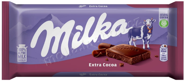 Milka Dark Extra kakao 90g/25ks