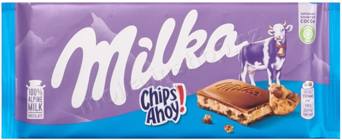 X- Milka Chips Ahoy! 21.9.2025 100g/22ks